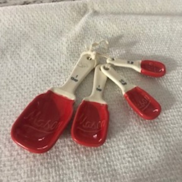 Ceramic Mason Jar Measuring Spoons - Picture 1 of 1